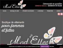 Tablet Screenshot of mod-elles.com